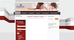 Desktop Screenshot of fundacioorienta.org