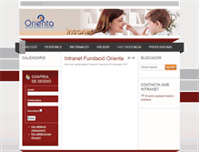 Tablet Screenshot of fundacioorienta.org